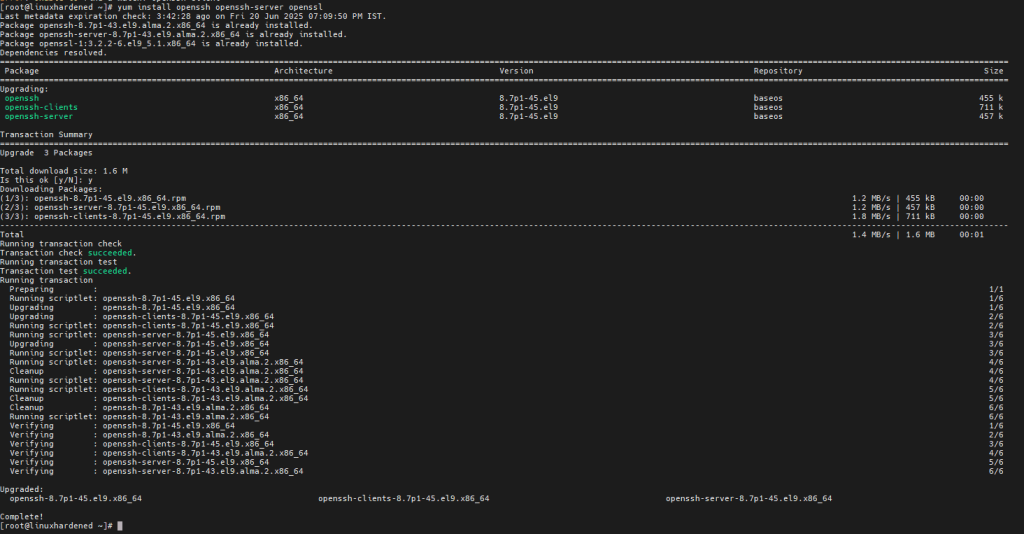 Setup SFTP on a dedicated port.