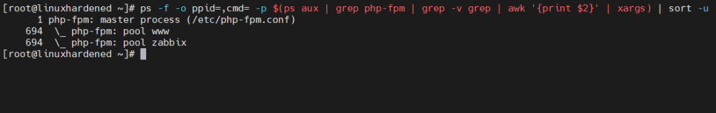 Finding parent process IDs for multi-process scripts in Linux using ps command